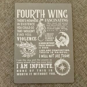 Rebecca Yarros Fourth Wing “I Am Infinite” Magnet